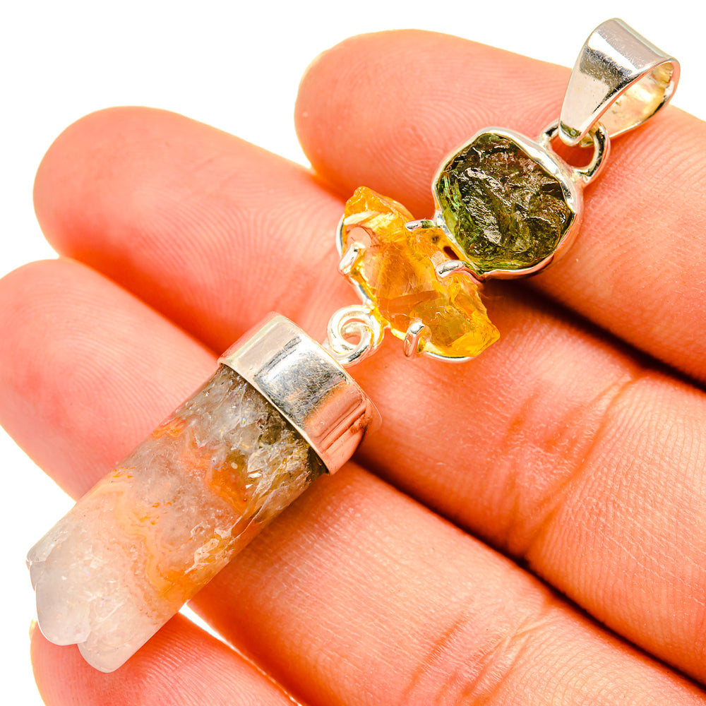 Amethyst Stalactite Pendants handcrafted by Anasilvercos - PD7970