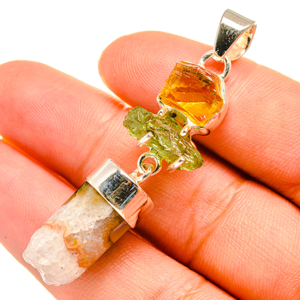 Amethyst Stalactite Pendants handcrafted by Anasilvercos - PD7971