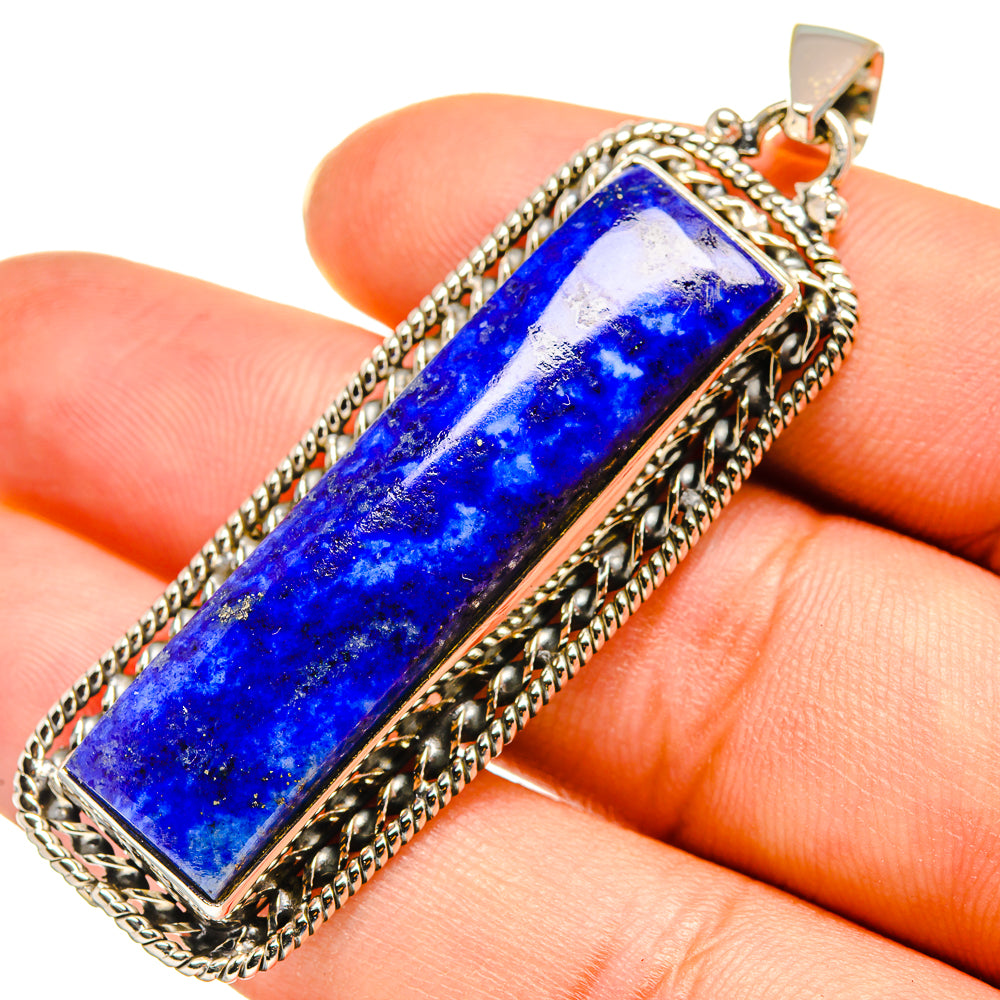 Lapis Lazuli Pendants handcrafted by Anasilvercos - PD7975