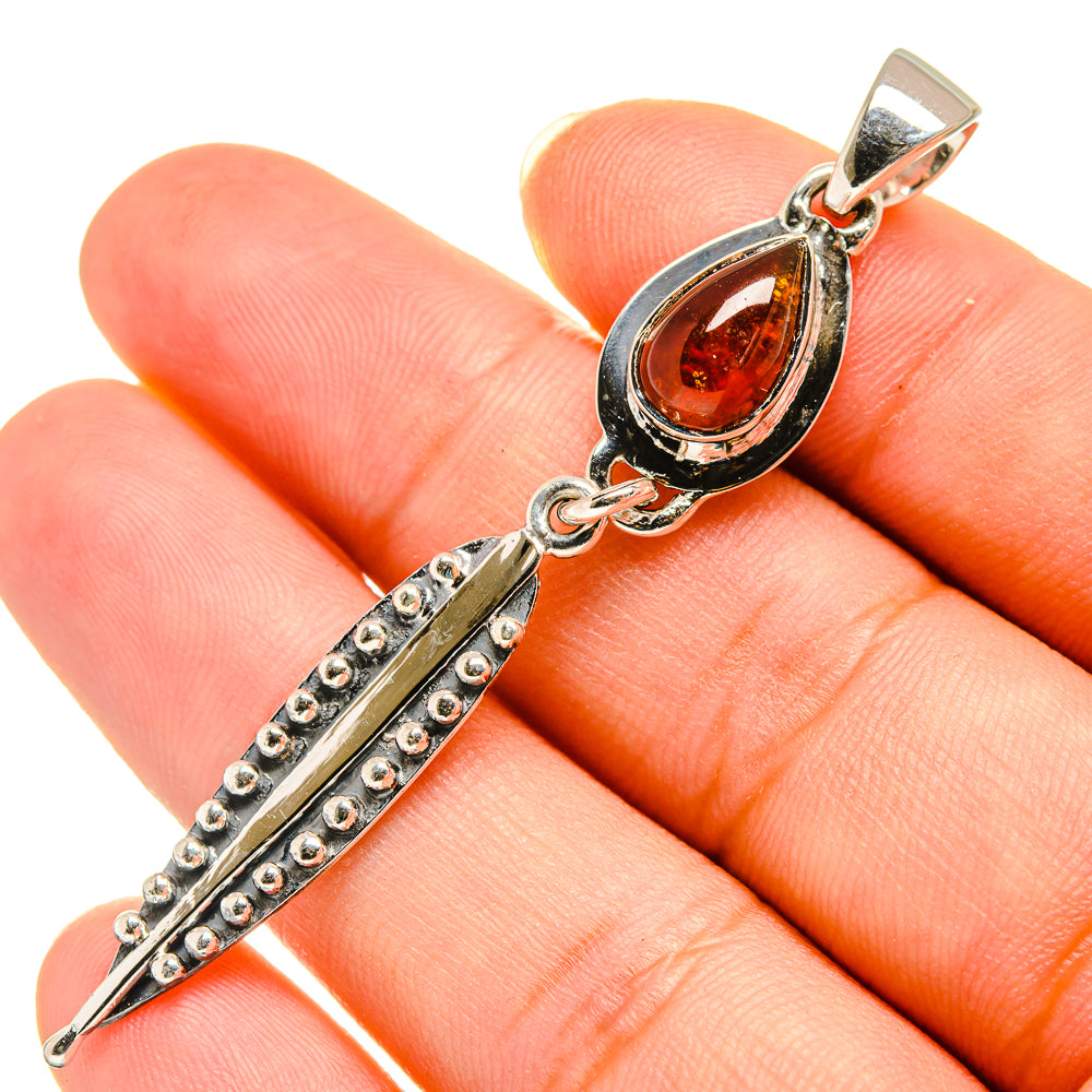 Garnet Pendants handcrafted by Anasilvercos - PD8026
