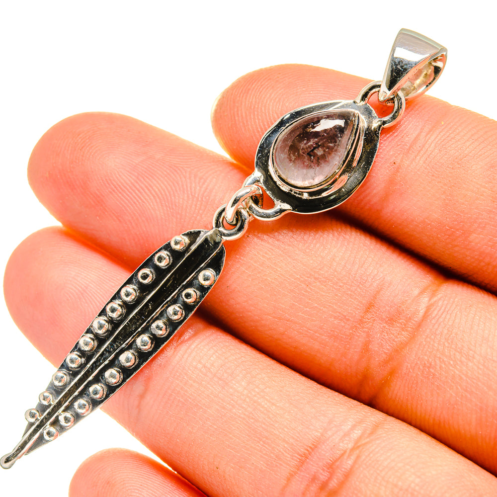 Tourmalinated Quartz Pendants handcrafted by Anasilvercos - PD8031