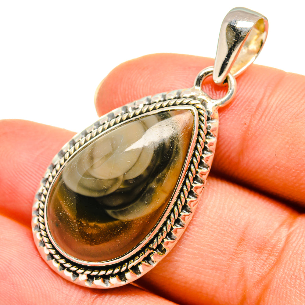 Willow Creek Jasper Pendants handcrafted by Anasilvercos - PD8044
