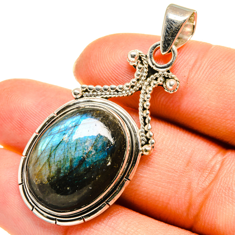 Labradorite Pendants handcrafted by Anasilvercos - PD8049