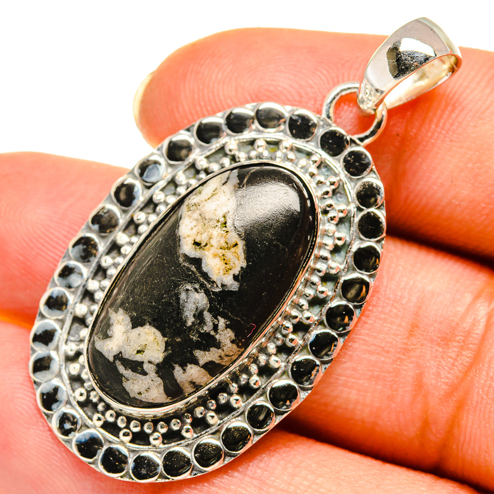 Pinolith Jasper Pendants handcrafted by Anasilvercos - PD8052