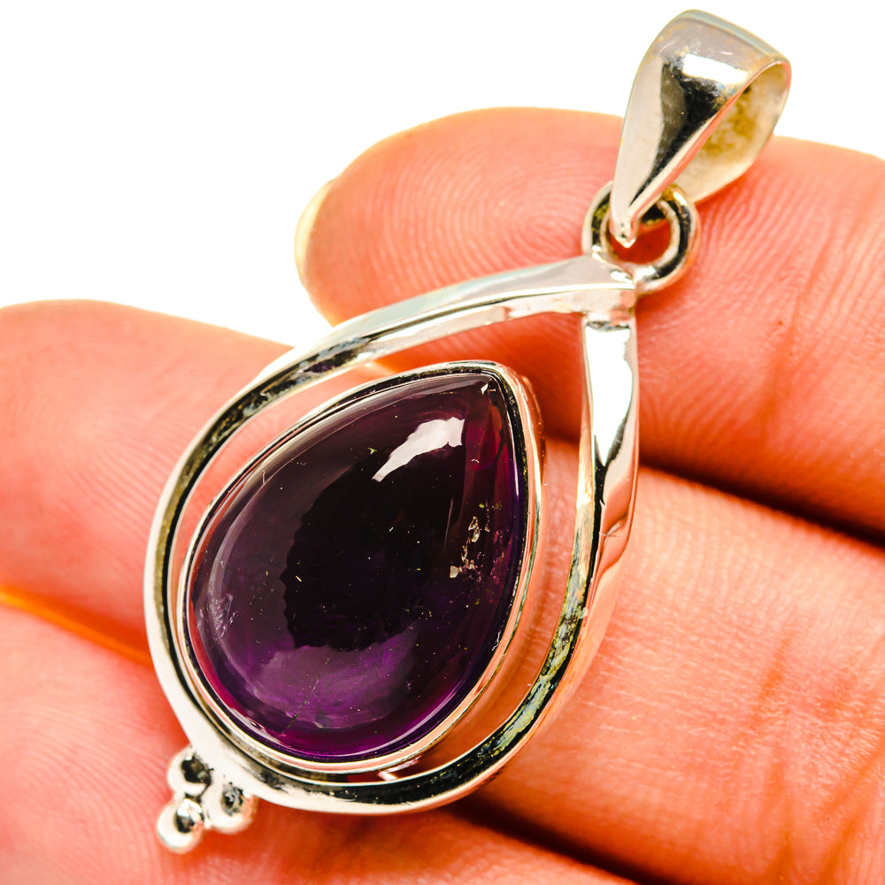 Amethyst Pendants handcrafted by Anasilvercos - PD8065