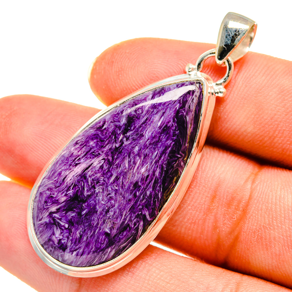 Charoite Pendants handcrafted by Anasilvercos - PD8068