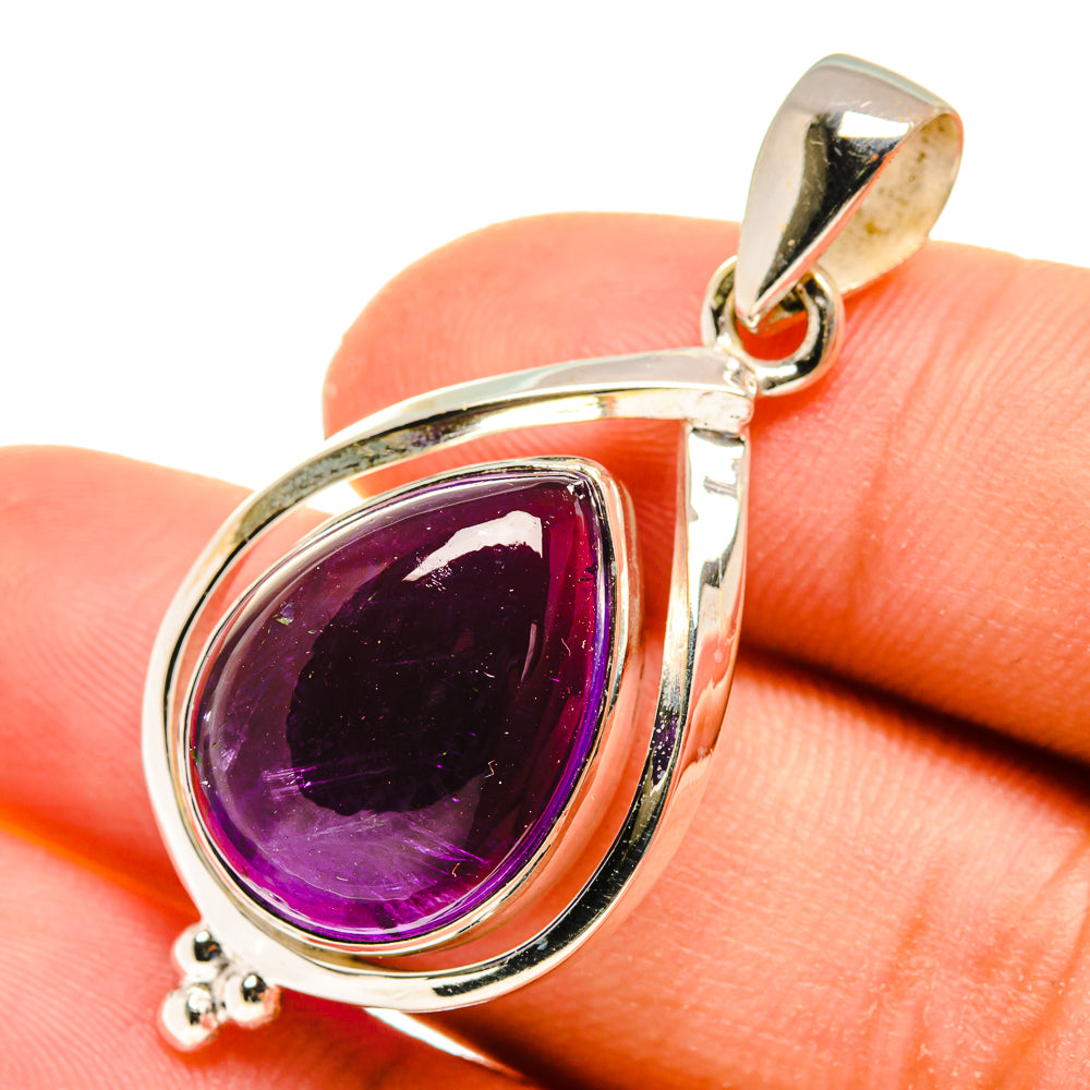 Amethyst Pendants handcrafted by Anasilvercos - PD8111