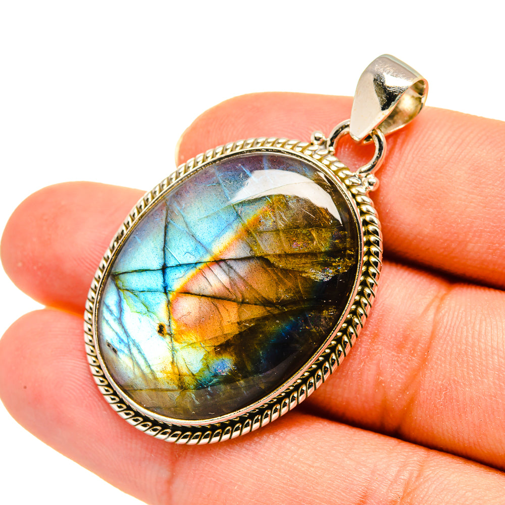 Labradorite Pendants handcrafted by Anasilvercos - PD8119