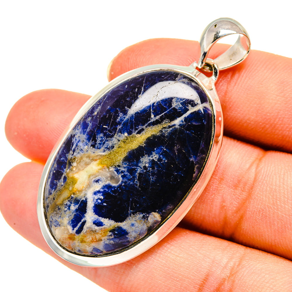 Sodalite Pendants handcrafted by Anasilvercos - PD8124