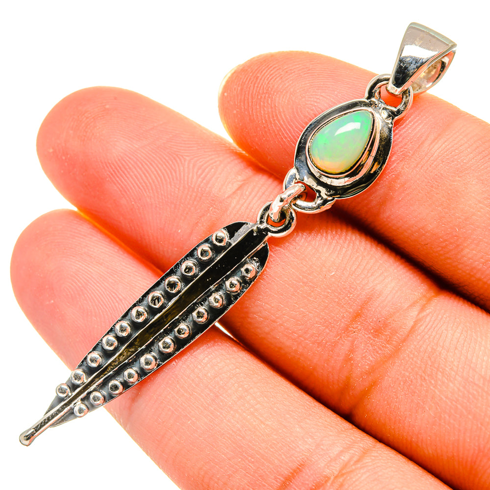 Ethiopian Opal Pendants handcrafted by Anasilvercos - PD8138
