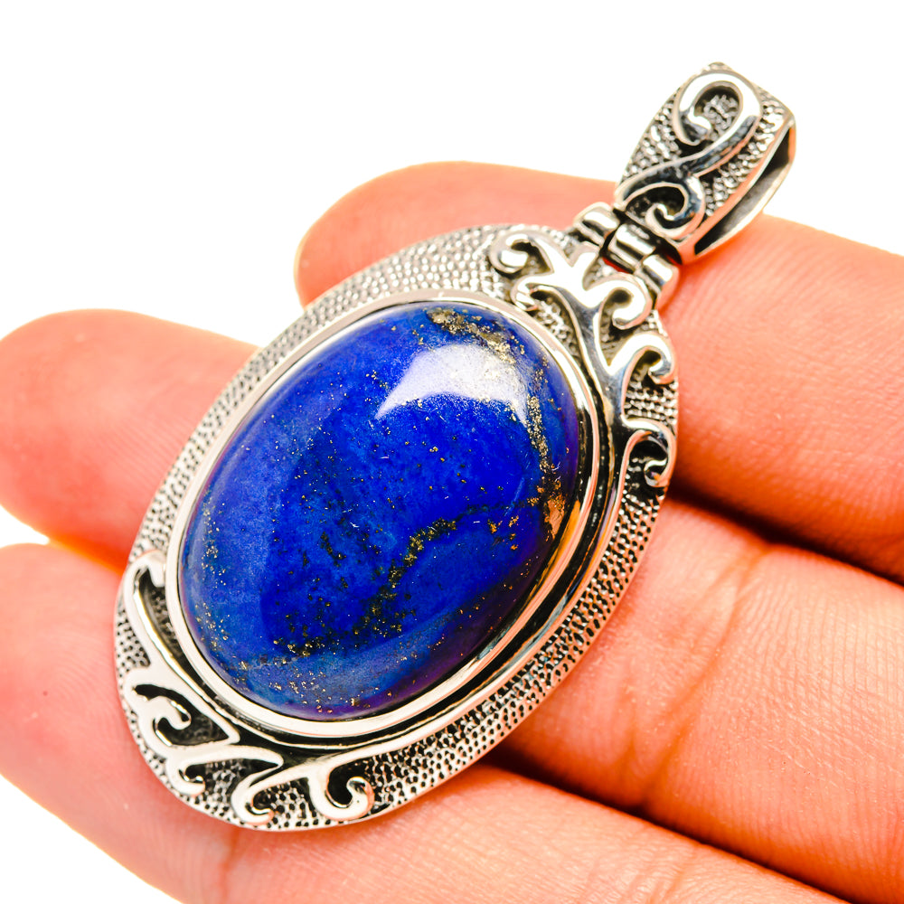Lapis Lazuli Pendants handcrafted by Anasilvercos - PD8143