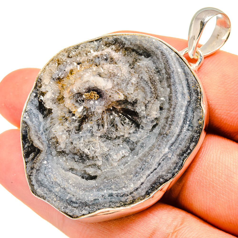 Desert Druzy Pendants handcrafted by Anasilvercos - PD8149