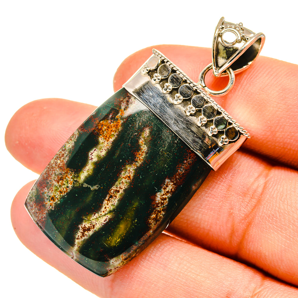 Bloodstone Pendants handcrafted by Anasilvercos - PD8150