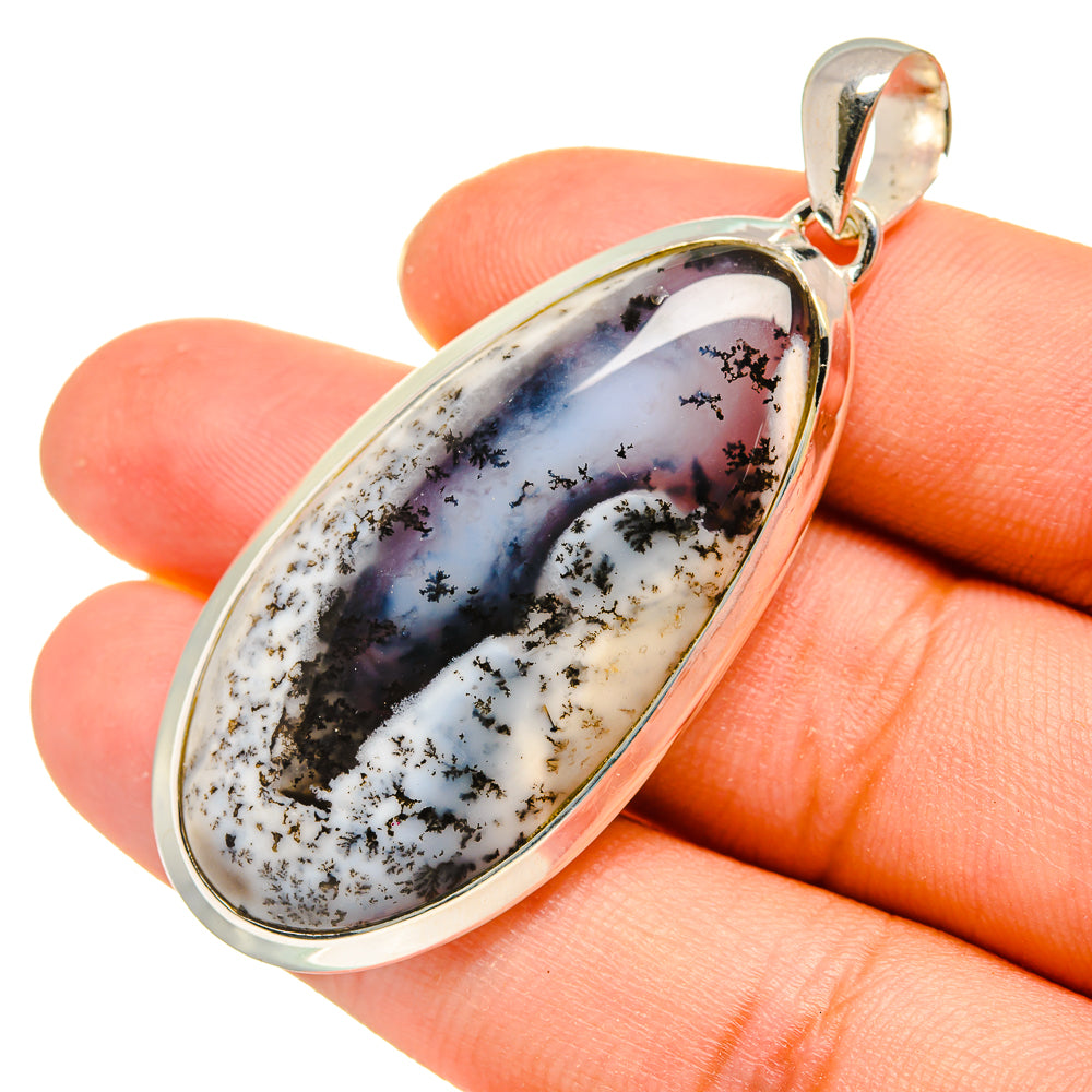 Dendritic Opal Pendants handcrafted by Anasilvercos - PD8164