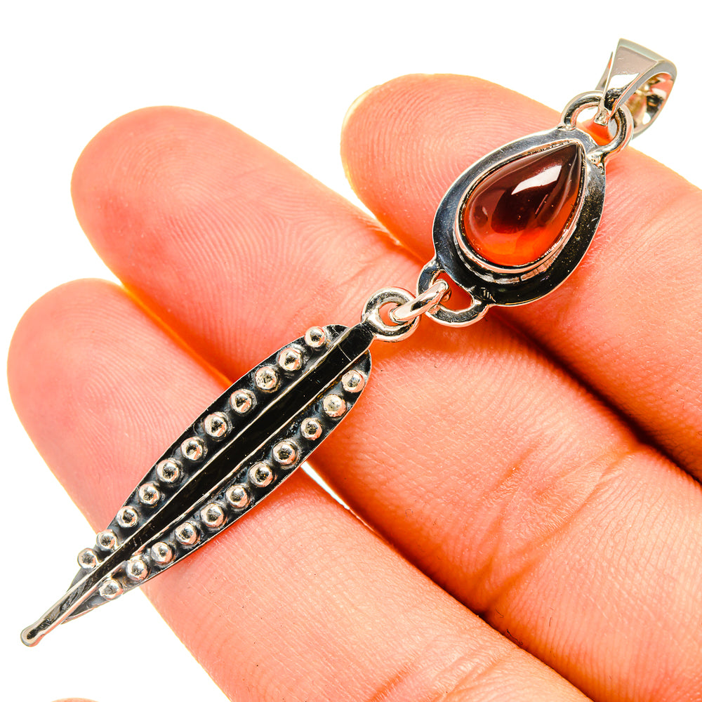 Garnet Pendants handcrafted by Anasilvercos - PD8243