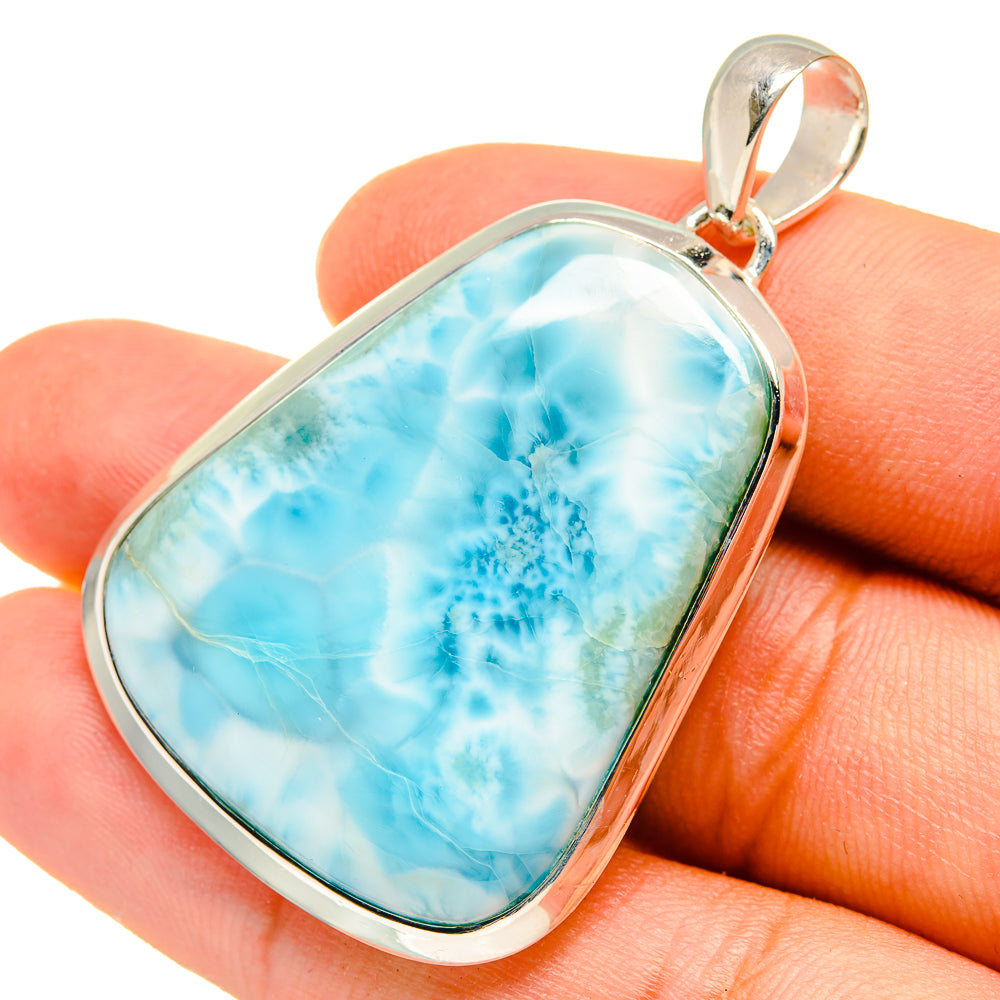 Larimar Pendants handcrafted by Anasilvercos - PD8248