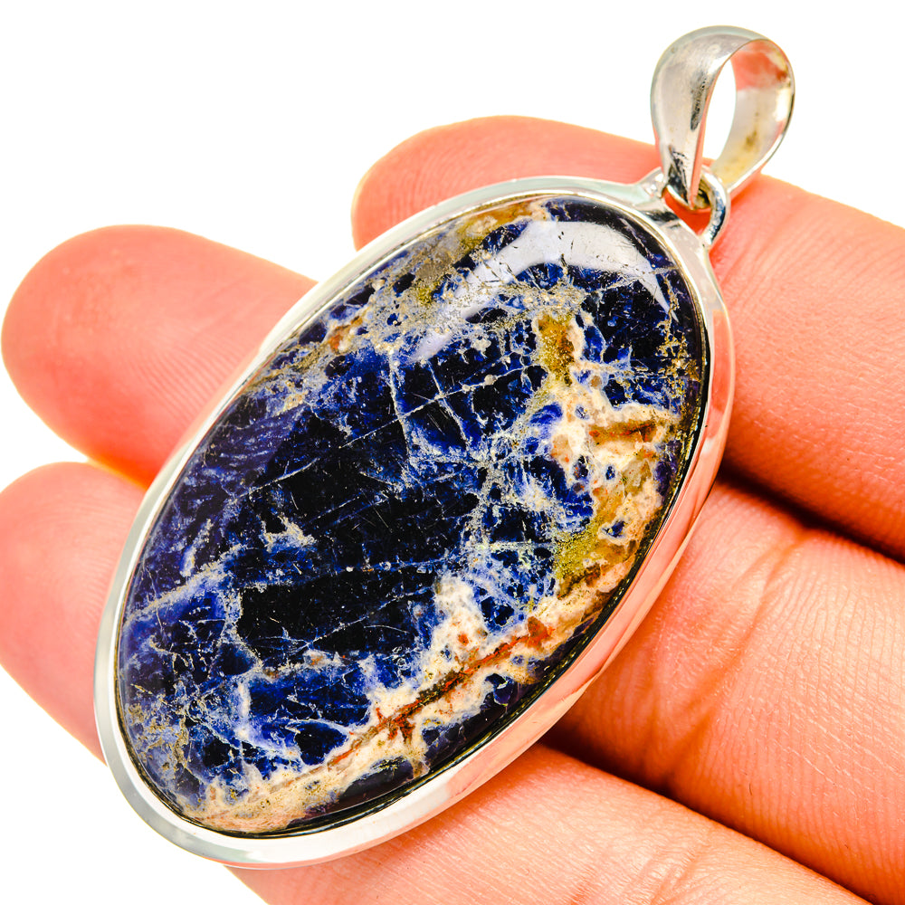 Sodalite Pendants handcrafted by Anasilvercos - PD8252