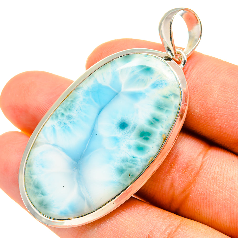 Larimar Pendants handcrafted by Anasilvercos - PD8257
