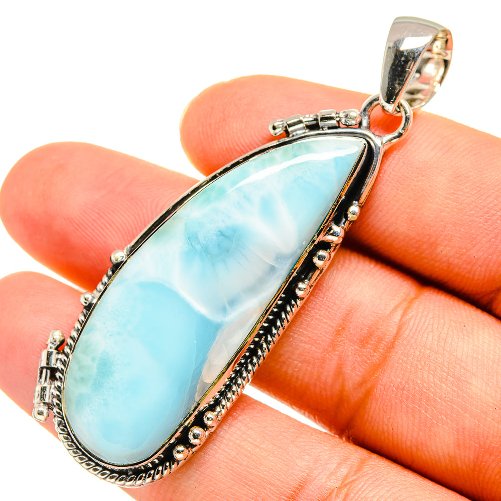 Larimar Pendants handcrafted by Anasilvercos - PD8260
