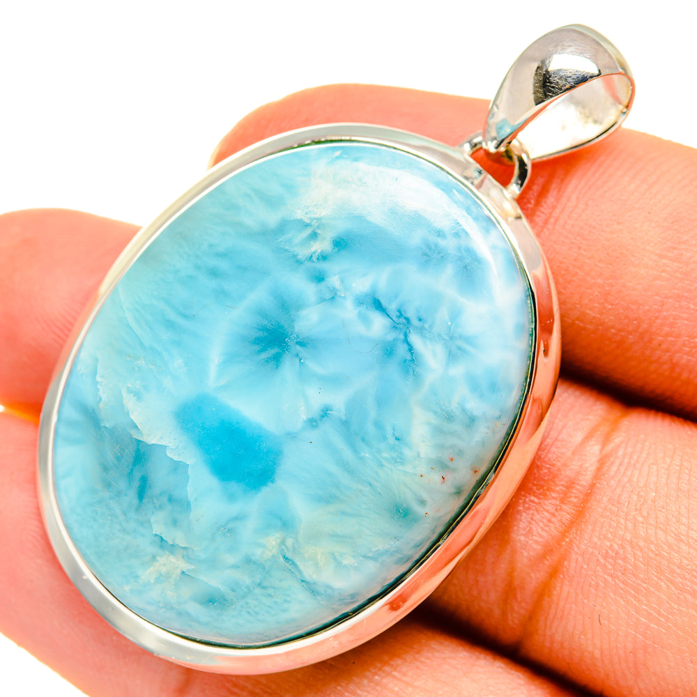Larimar Pendants handcrafted by Anasilvercos - PD8262