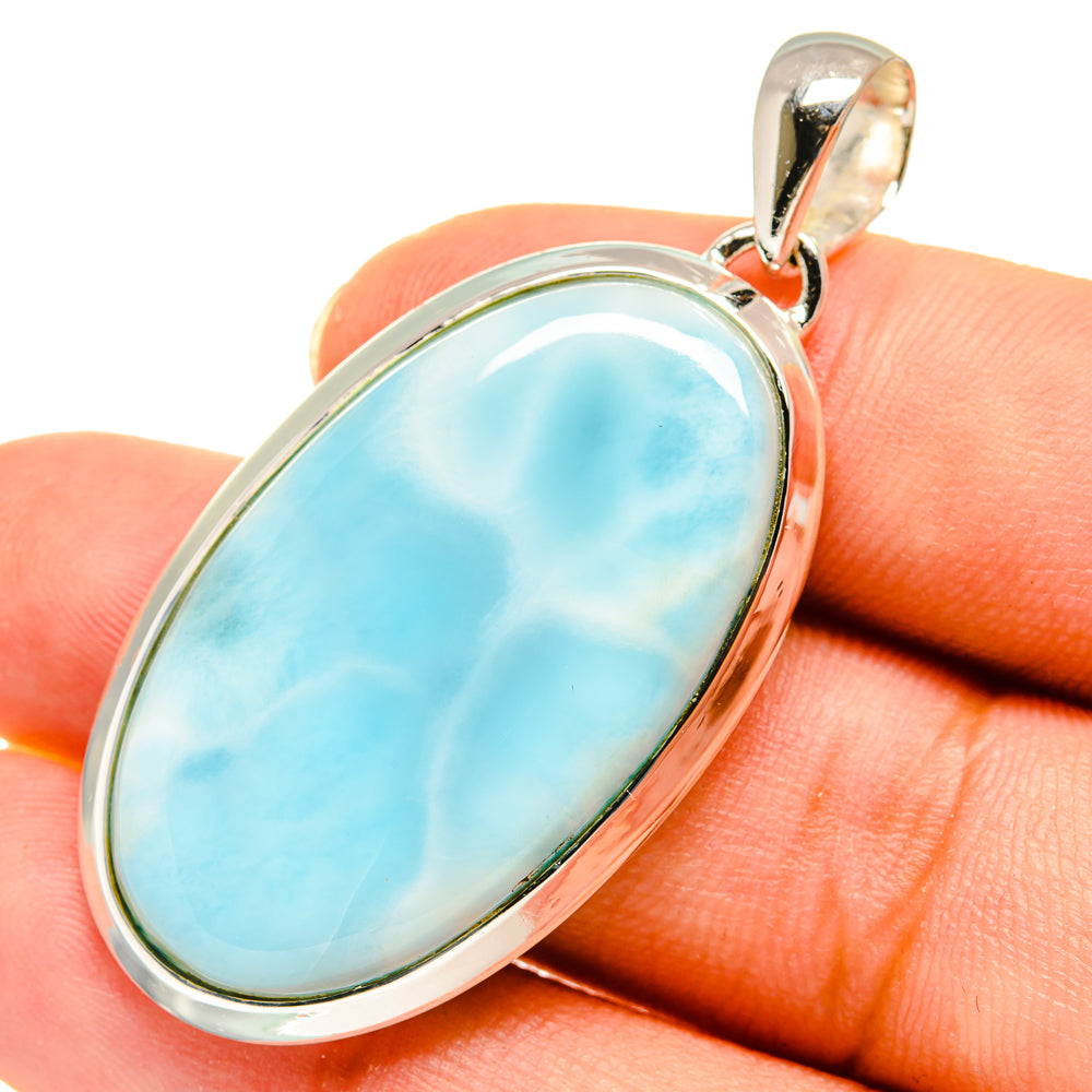 Larimar Pendants handcrafted by Anasilvercos - PD8276