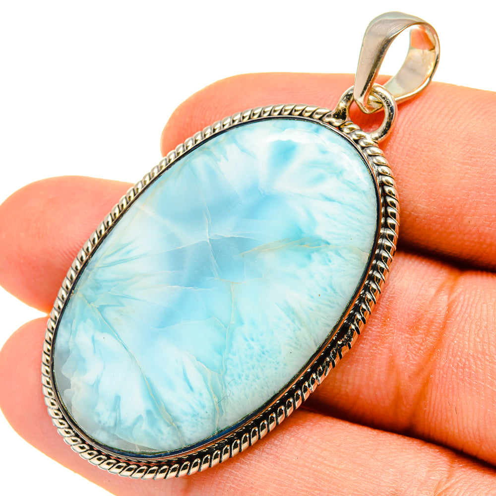 Larimar Pendants handcrafted by Anasilvercos - PD8290