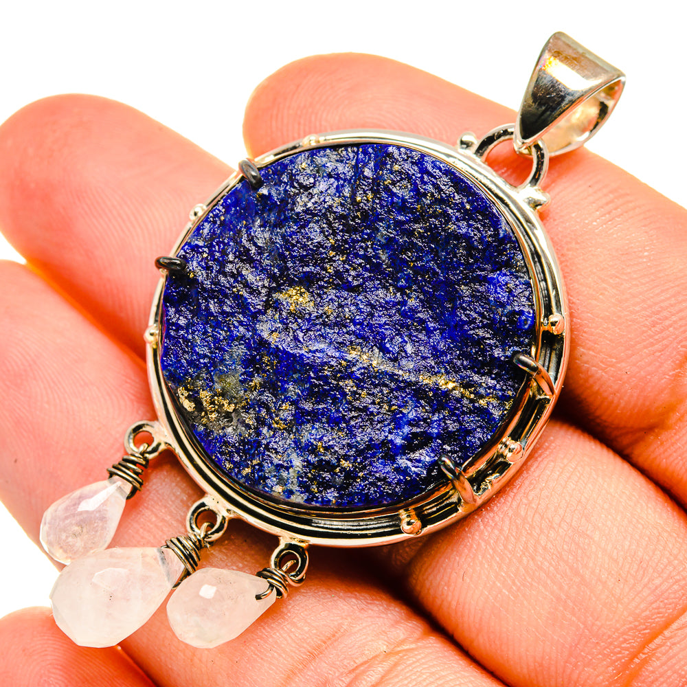 Lapis Lazuli Pendants handcrafted by Anasilvercos - PD8291