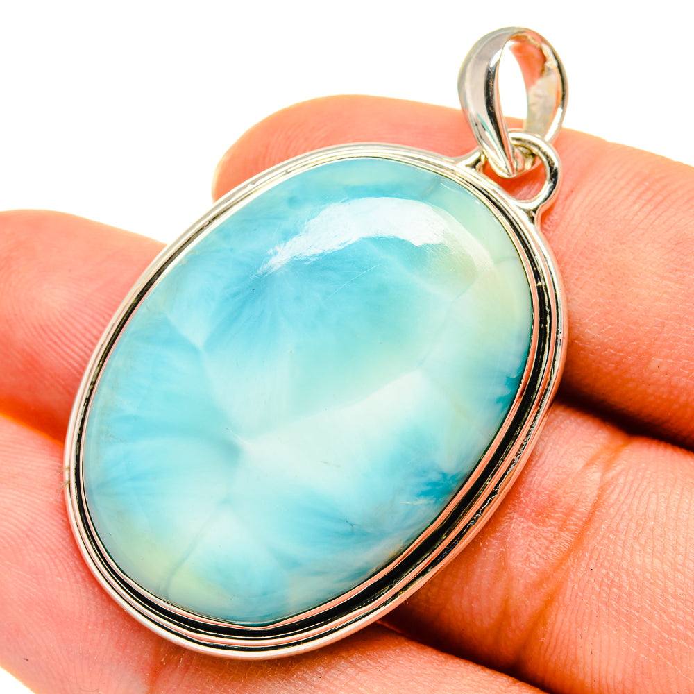 Larimar Pendants handcrafted by Anasilvercos - PD8295