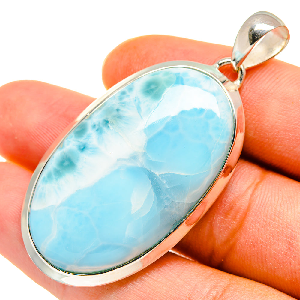 Larimar Pendants handcrafted by Anasilvercos - PD8307