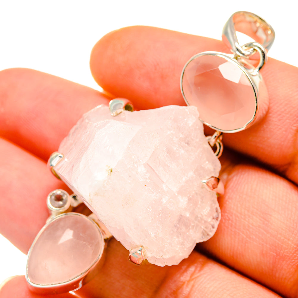 Kunzite Pendants handcrafted by Anasilvercos - PD8314