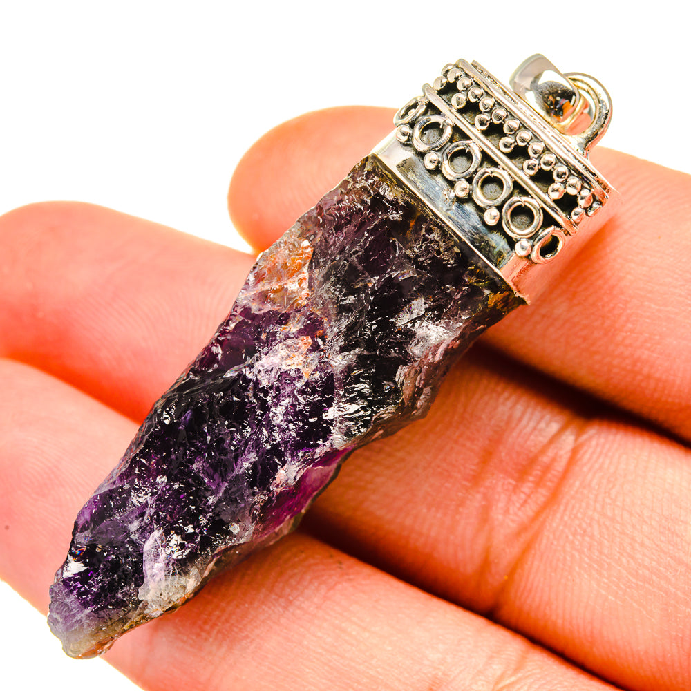 Amethyst Stalactite Pendants handcrafted by Anasilvercos - PD8315