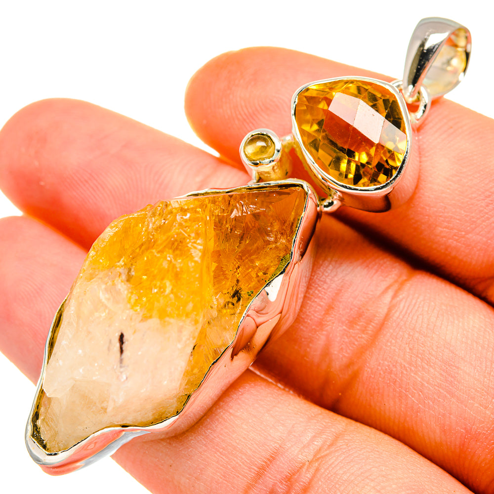 Citrine Pendants handcrafted by Anasilvercos - PD8321
