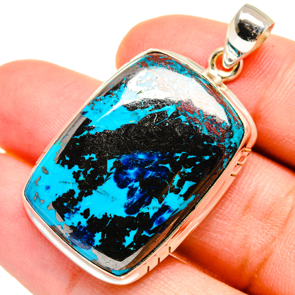Shattuckite Pendants handcrafted by Anasilvercos - PD8336