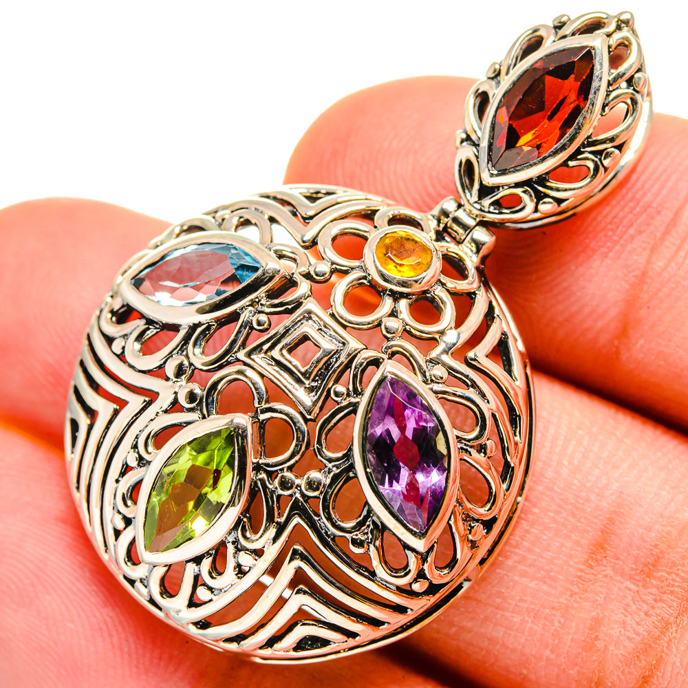 Garnet Pendants handcrafted by Anasilvercos - PD8344