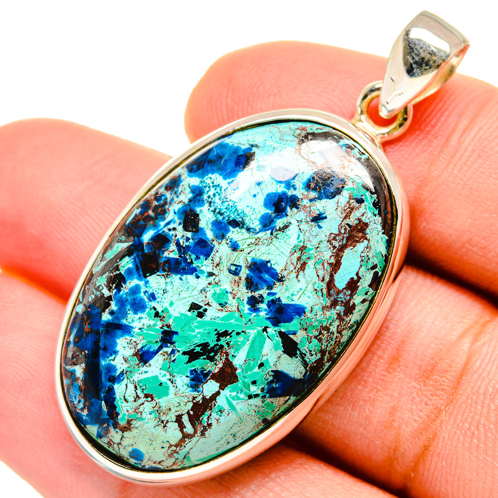 Shattuckite Pendants handcrafted by Anasilvercos - PD8345
