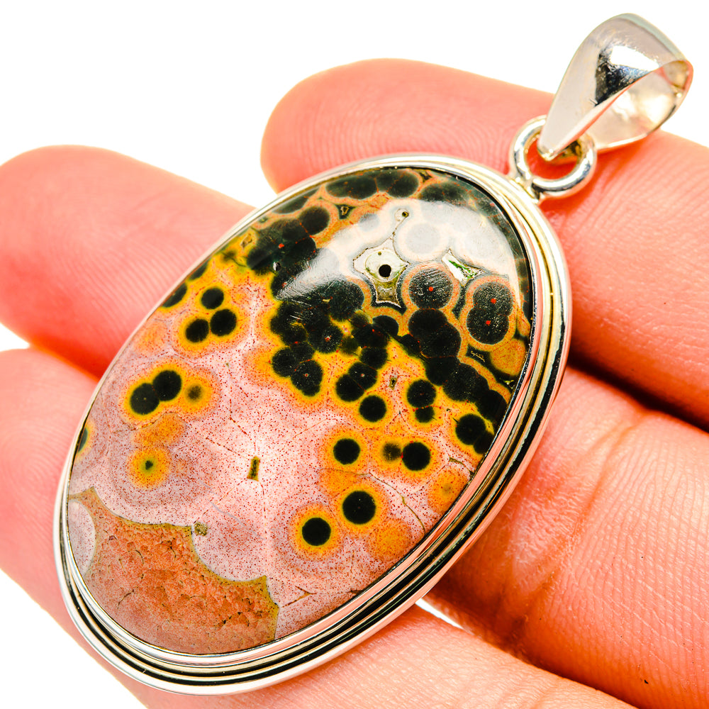 Ocean Jasper Pendants handcrafted by Anasilvercos - PD8357