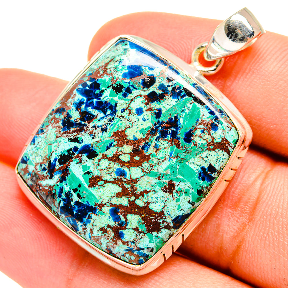 Shattuckite Pendants handcrafted by Anasilvercos - PD8371