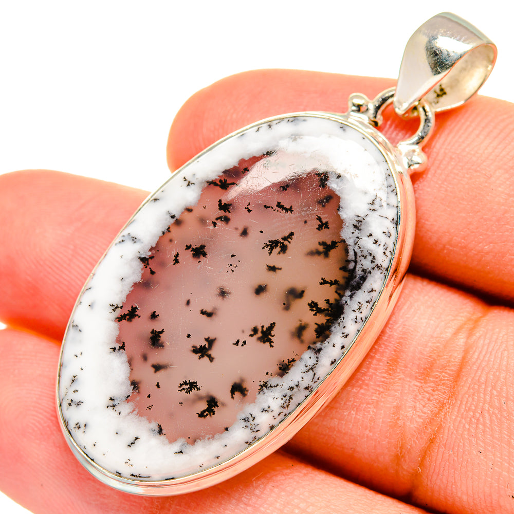 Dendritic Opal Pendants handcrafted by Anasilvercos - PD8382