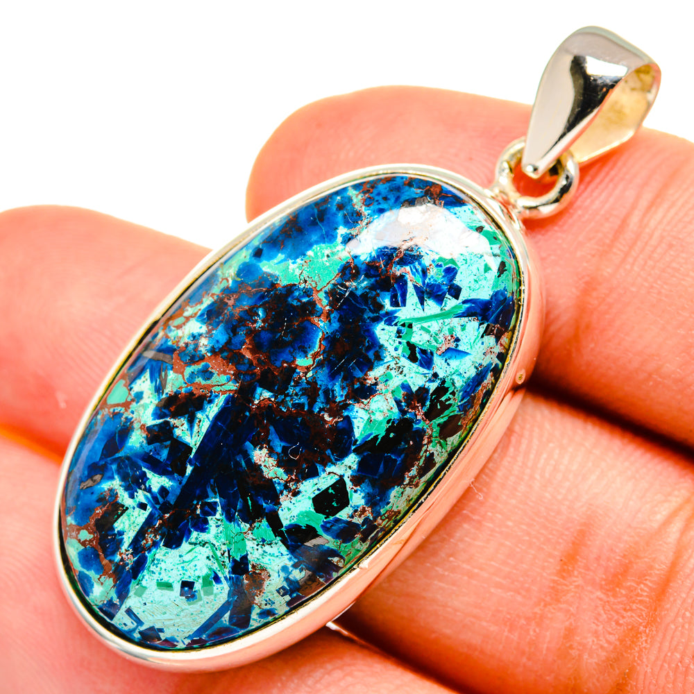 Shattuckite Pendants handcrafted by Anasilvercos - PD8391