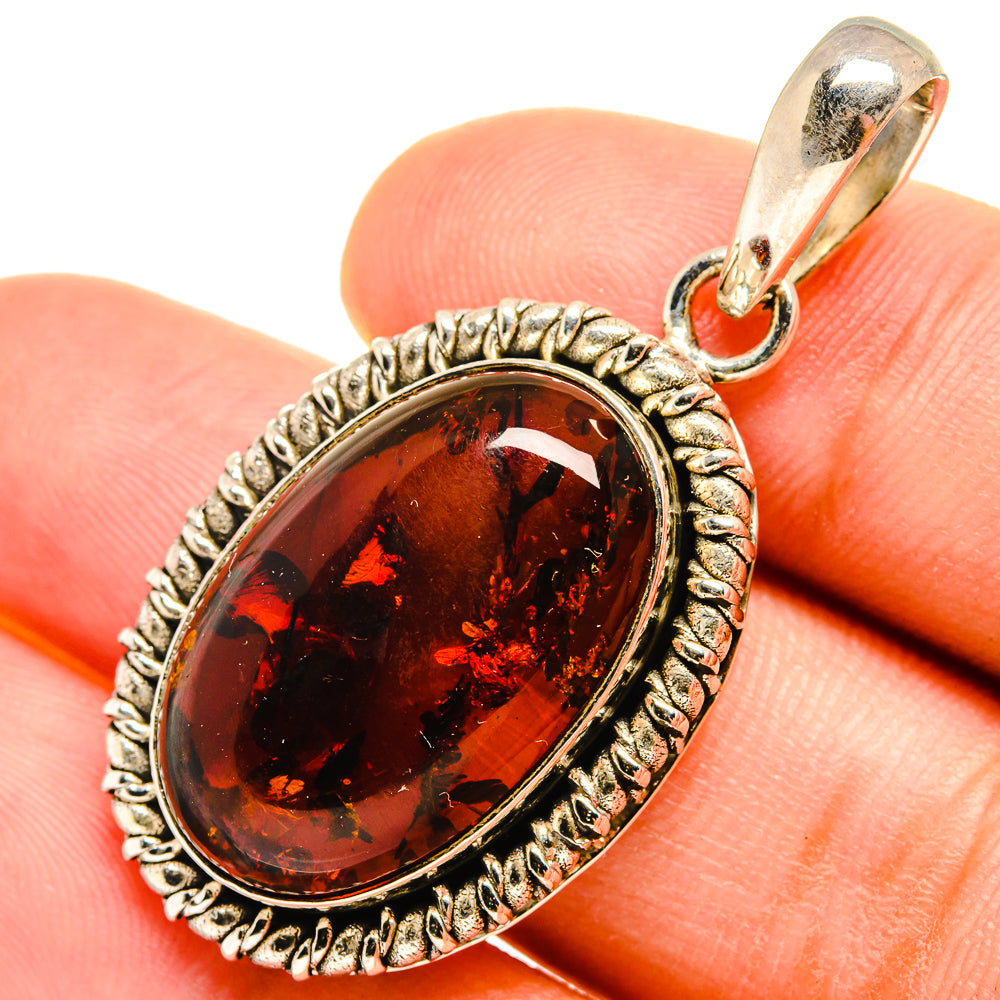 Baltic Amber Pendants handcrafted by Anasilvercos - PD8410