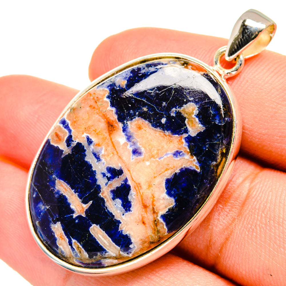 Sodalite Pendants handcrafted by Anasilvercos - PD8415
