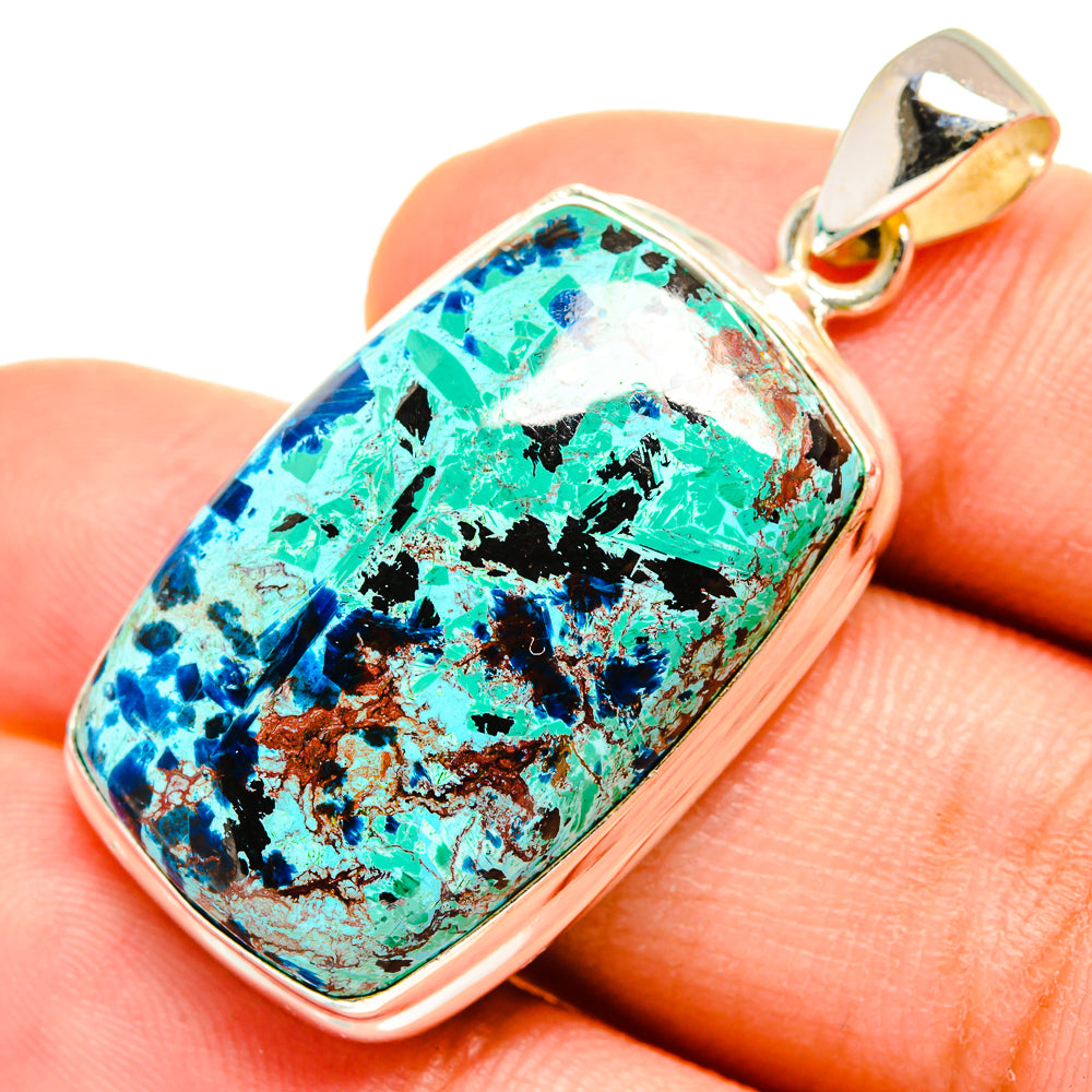 Shattuckite Pendants handcrafted by Anasilvercos - PD8418