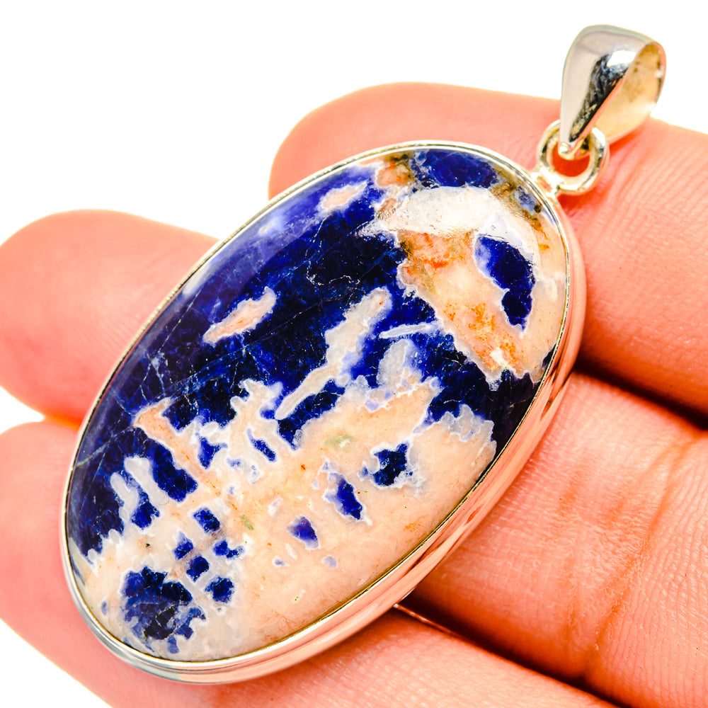Sodalite Pendants handcrafted by Anasilvercos - PD8420
