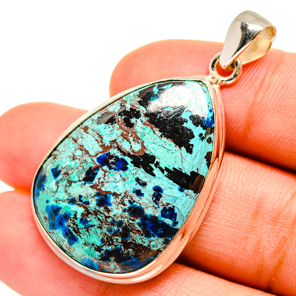 Shattuckite Pendants handcrafted by Anasilvercos - PD8425