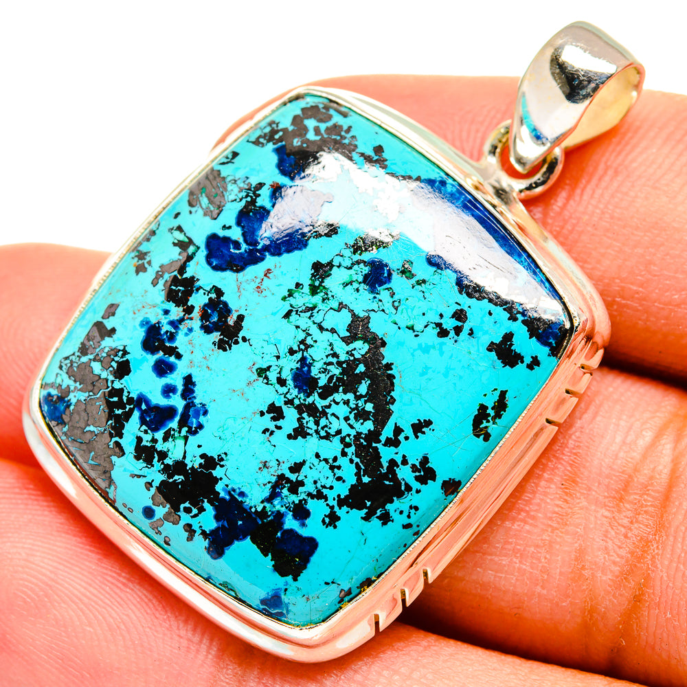Shattuckite Pendants handcrafted by Anasilvercos - PD8426