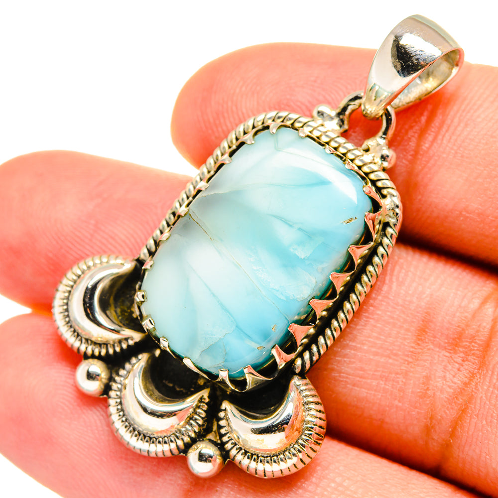 Larimar Pendants handcrafted by Anasilvercos - PD8444