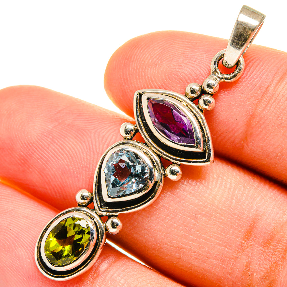 Amethyst Pendants handcrafted by Anasilvercos - PD8445
