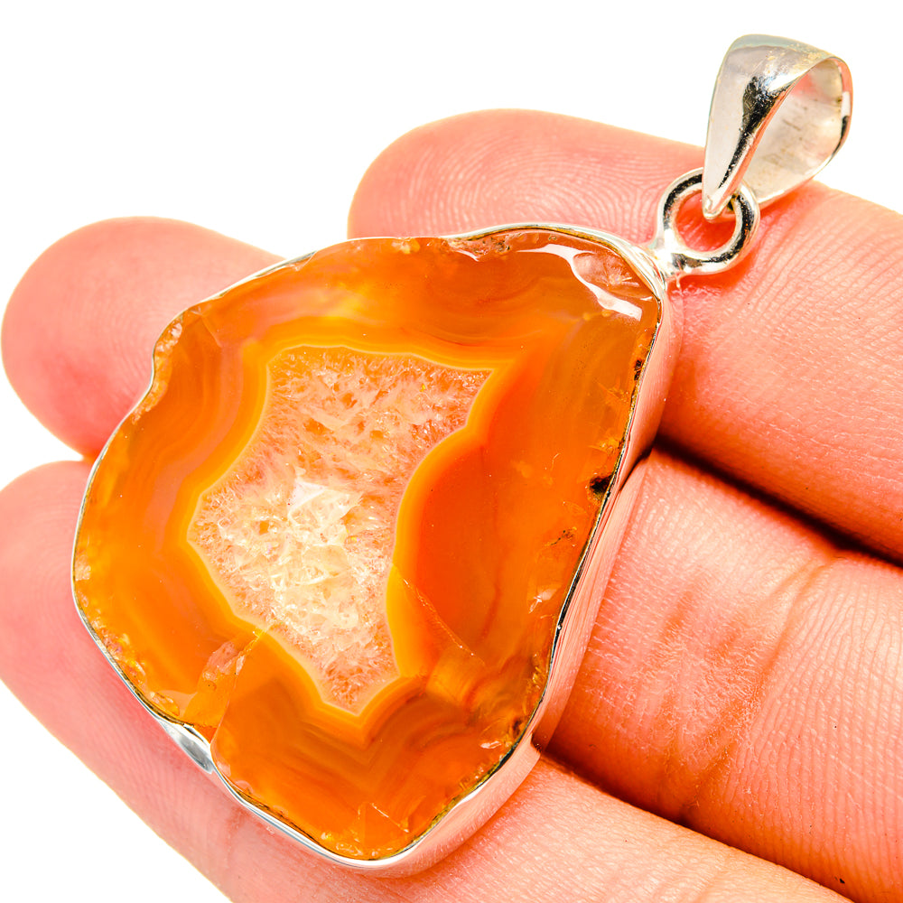 Geode Slice Pendants handcrafted by Anasilvercos - PD8451