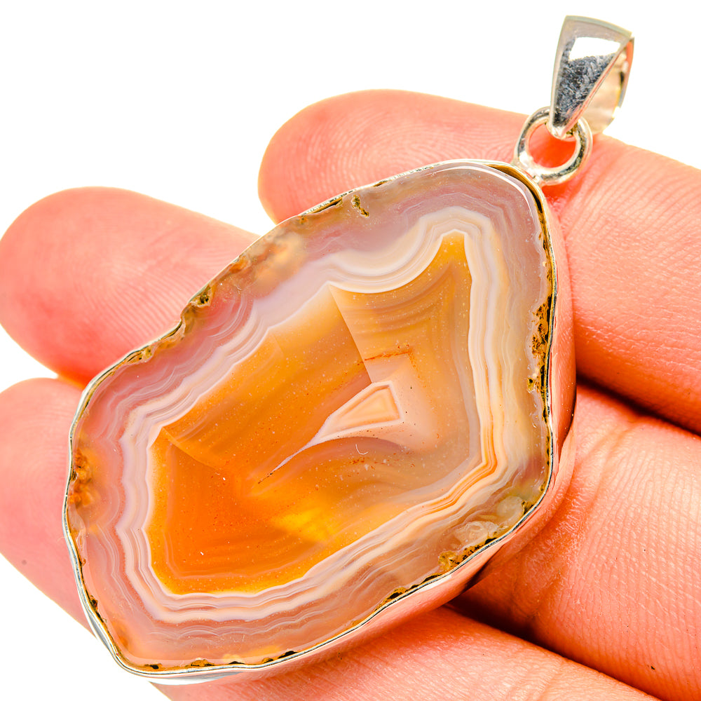 Geode Slice Pendants handcrafted by Anasilvercos - PD8453