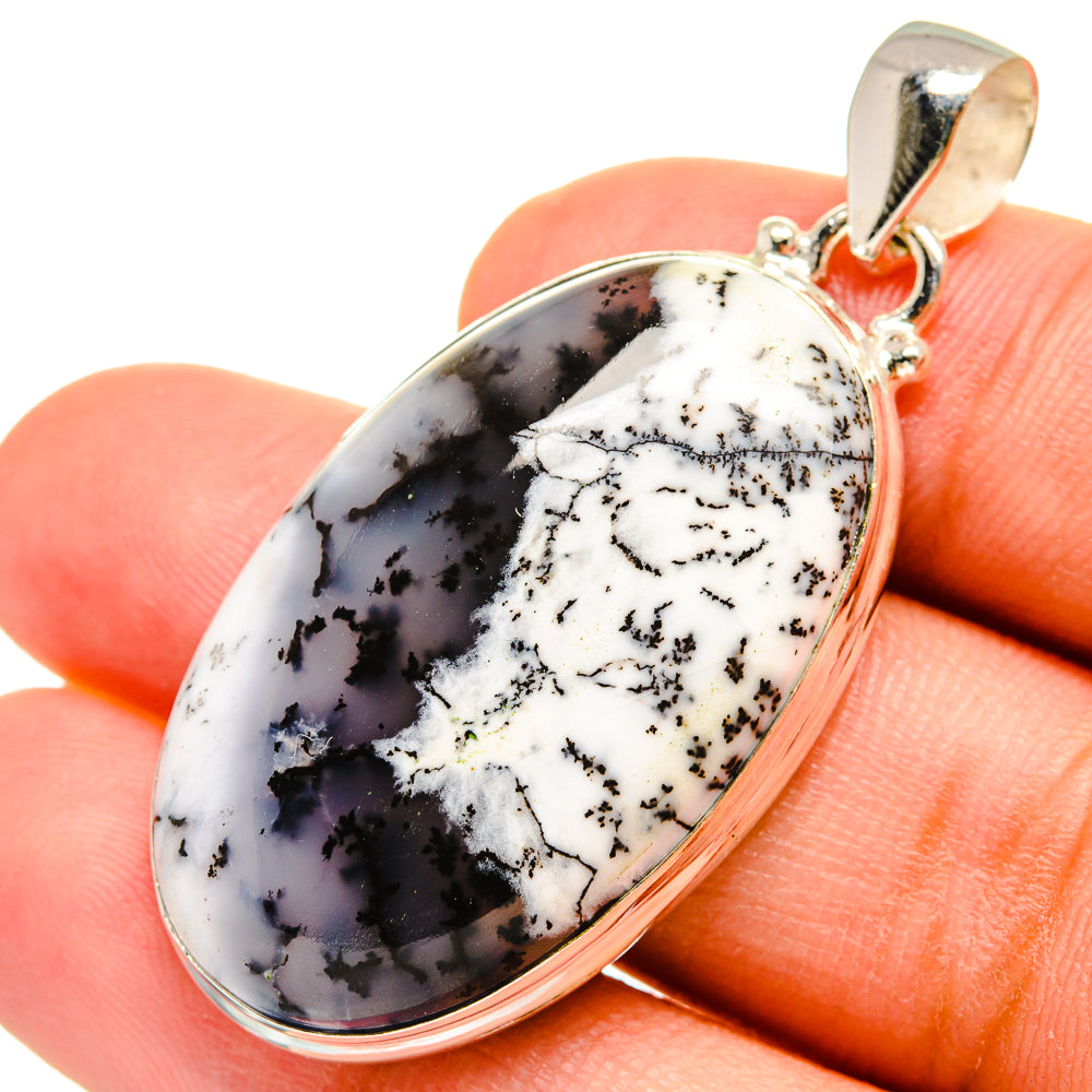 Dendritic Opal Pendants handcrafted by Anasilvercos - PD8463